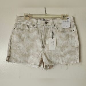 Calvin Klein Women's Hi Rise Cut Off Short